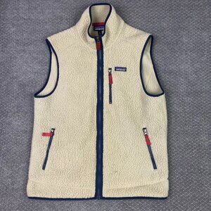 Patagonia Men's Retro Pile Fleece Vest Large El Cap Khaki Retro X Deep Pile